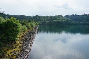 Blick auf Ködeltalsperre